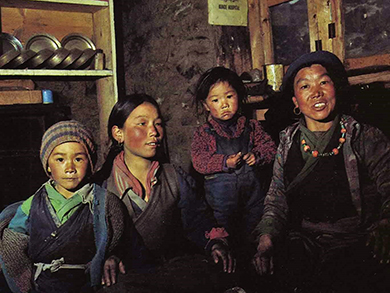 Sherpa Familie